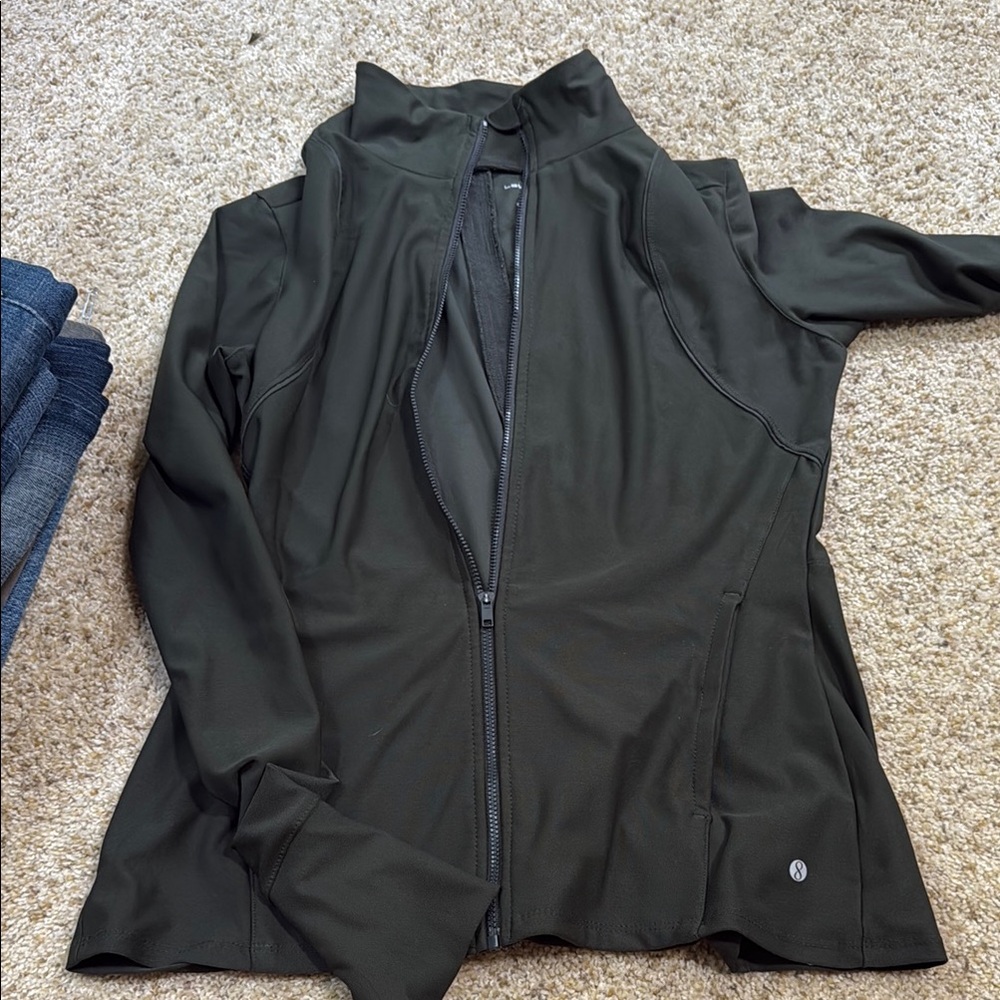 Layer 8 Women's Dark Green Utility Jacket